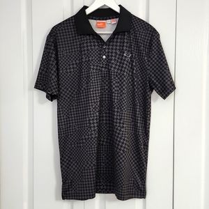 Puma Polo shirt. Gray & Black. Men's Medium.
